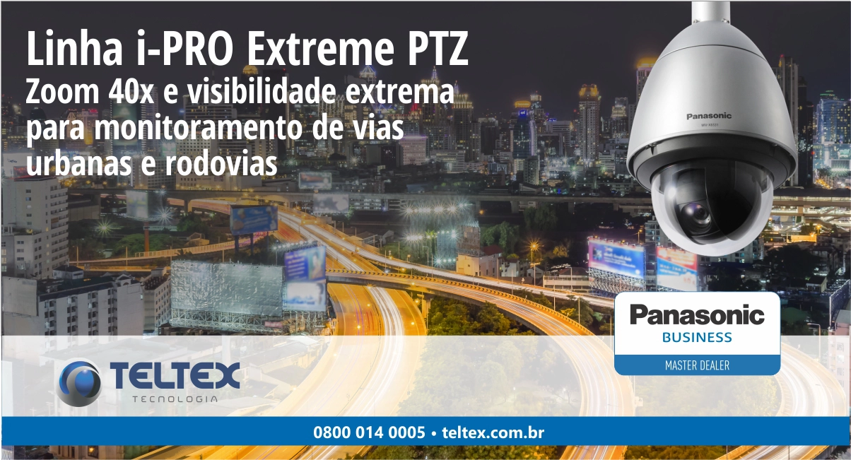 CFTV: NOVAS CÂMERAS PTZ PANASONIC I-PRO EXTREME