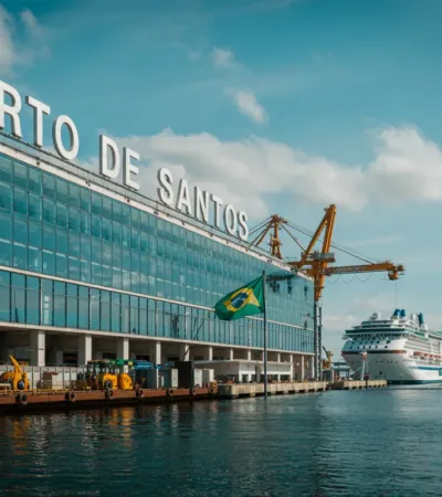 Porto de Santos: 186,4 Milhões de Toneladas: A Segurança Invisível por Trás do Motor que movimenta o Brasil