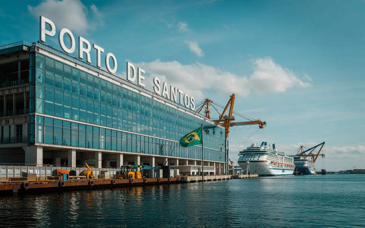 Porto de Santos: 186,4 Milhões de Toneladas: A Segurança Invisível por Trás do Motor que movimenta o Brasil